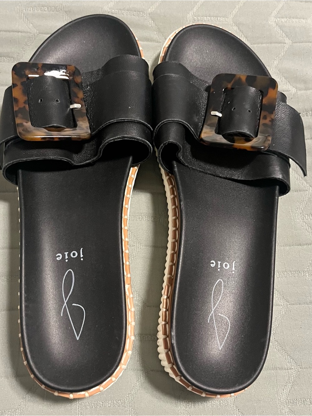 JOIE LYLA WOMENS BUCKLE SLIP ON SANDALS SIZE 9,5
